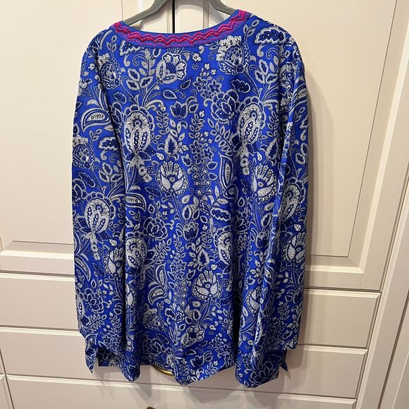ROAMAN’S Embellished Flare-Sleeve Tunic Blouse (Size 24W) - Picture 9 of 13